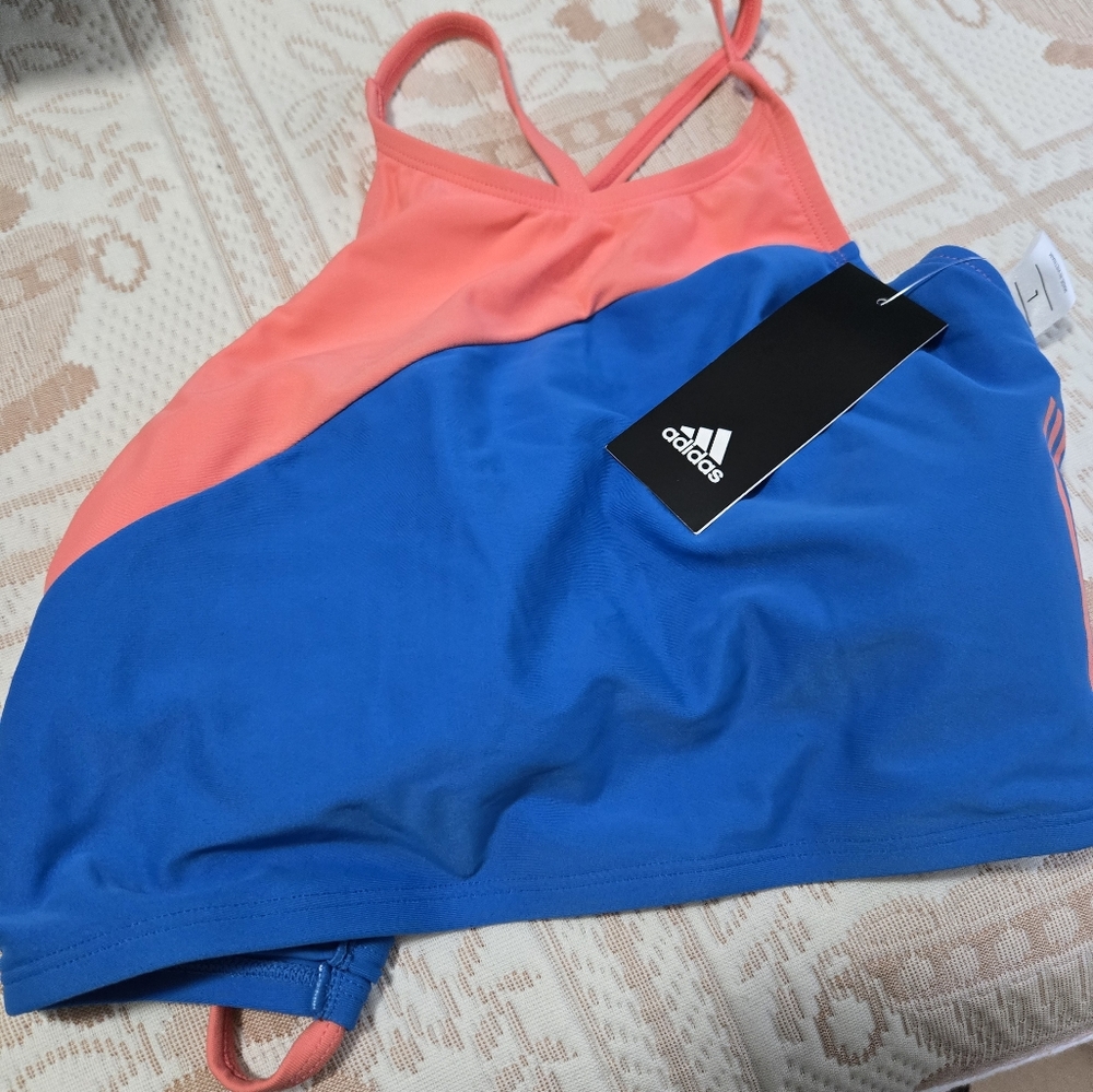 Adidas high neck bikini top